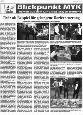 Der Presse wurde die 49. Maifelder Landwirtschaftswoche im Brohl's Hofladen vorgestellt.